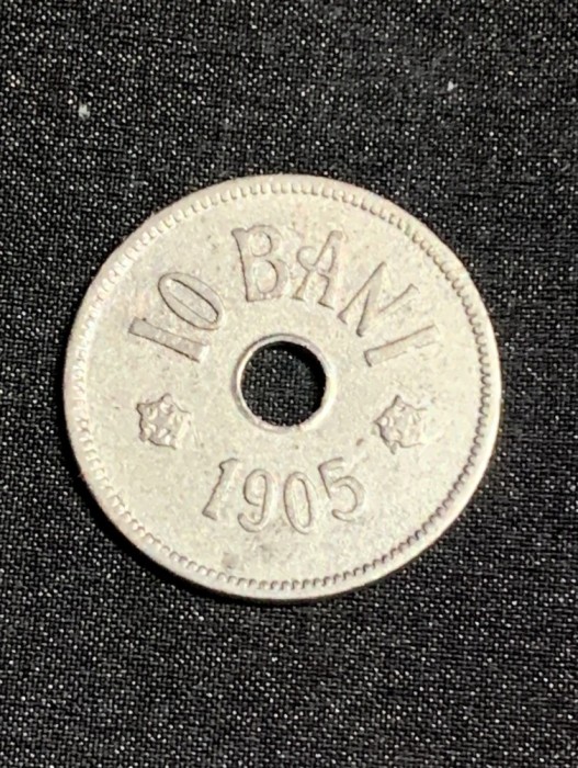 Moneda 10 bani 1905