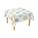 Rola fata de masa decorativa PVC 1.37x20m, grosime 0.18mm, textil 45 g/mp, model cerc multicolor Breckner Germany