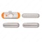 Side Key iPad 5, A1822, SET, Silver