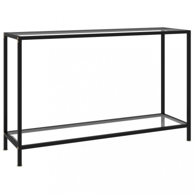 vidaXL Masă consolă, transparent, 120 x 35 x 75 cm, sticlă securizată 322839 foto