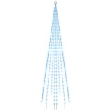 Cumpara ieftin Brad de Craciun pe catarg, 310 LED-uri, albastru, 300 cm