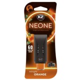 Odorizant Auto Grila Ventilatie K2 Neone Orange, Ajustabil, Durata 60 Zile, Parfum Portocale
