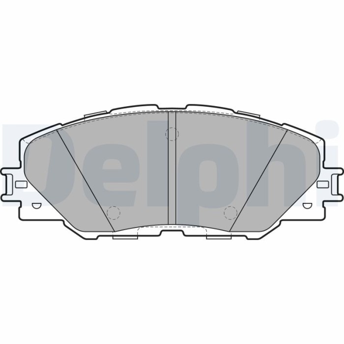 DELPHI LP2003 set placute frana,frana disc
