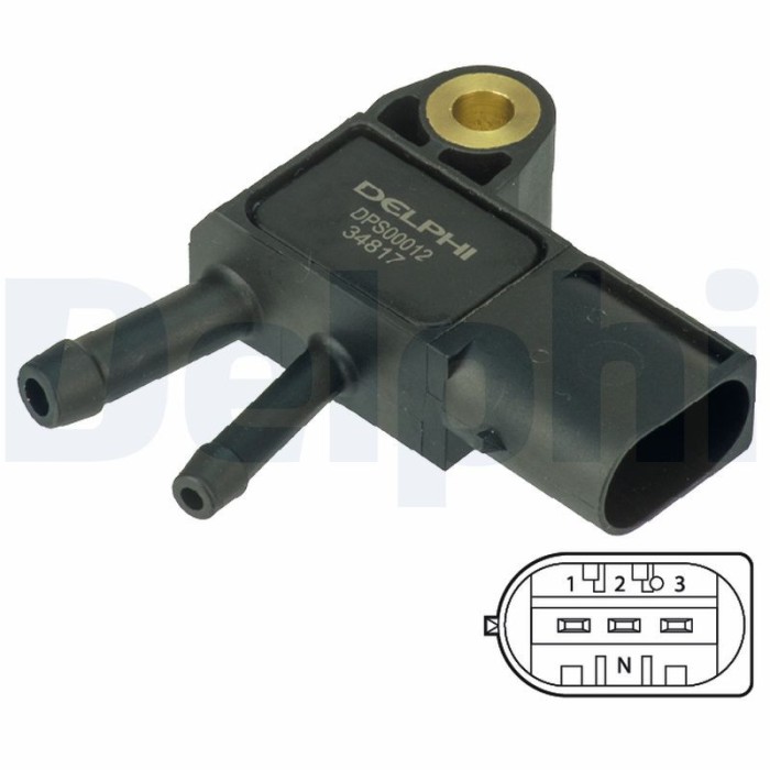 DELPHI DPS00012 Senzor, presiune gaze evacuare