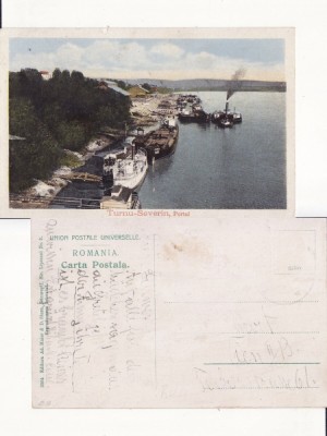Turnu Severin ( Mehedinti )- Portul-tema vapoare foto