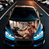 Cumpara ieftin Folie Capota Auto &bdquo;Hood Art&rdquo; rezistenta la exterior, marime M (165 x 120cm) &ndash; Cod: AVX-CAPOTA-015M
