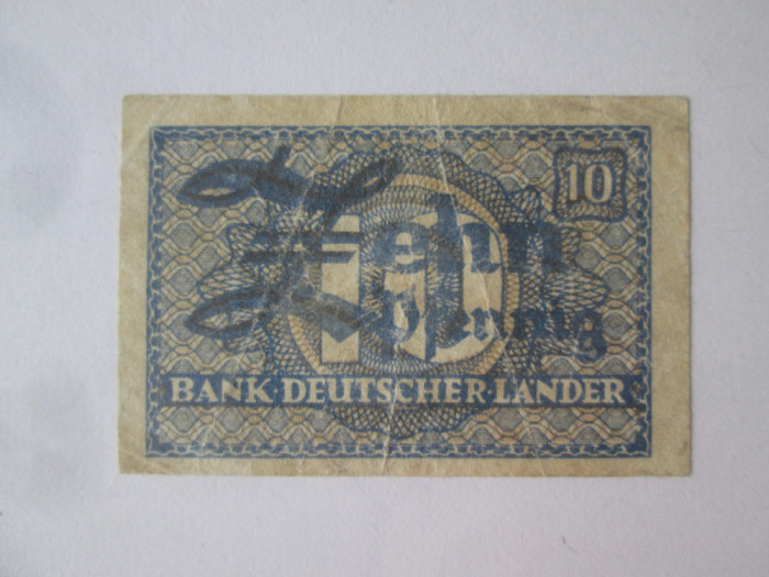 Germania Zona de ocupatie USA-UK 10 Pfennig 1948 BDL