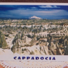 TURCIA - CAPPADOCIA - VEDERE AERIANA - CU STANCILE DE CALCAR - NECIRCULATA-