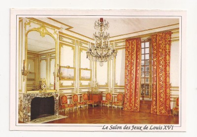 FA18-Carte Postala- FRANTA - Versailles, Le salon des Louis XVI, necirculata foto