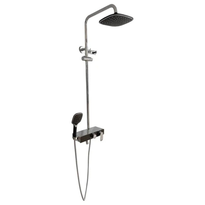 Coloana Dus, Alama Sanitara, Negru, SJG/2750 ModernLight Concept
