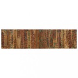 Tablie pat Gossi 200cm, lemn masiv reciclat, multicolor, stil industrial - Suport spate, economie spatiu, design unic