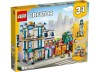 LEGO Creator Strada Principala 31141, 3in1, Hotel, Magazin Muzica, Cafenea, 6 Minifigurine, 9+ Ani