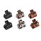 Set Clame Păr Femei, Model Mat și Lucios, Multicolor, 2.5cm, 6 Bucăți