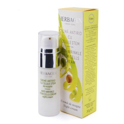 Crema antirid de noapte cu celule stem 30gr foto