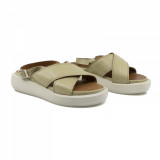 Sandale dama, Caspian, 4505, casual, piele naturala, verde, 36 - 41