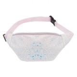 Borseta pentru fetite, cu sclipici, prindere spate, dimensiune 28.5x13 cm