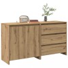 vidaXL Set 2 Bufete Lemn Stejar Artizanal 70x41x75 cm Maro Servanta Dulap Living Depozitare