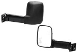 Oglinda exterioara Ford Transit (Ve6/ Ve64) 1985-1995, Dreapta ,Model LUNG, fara spoiler, Crom, manuala, Fara incalzire, carcasa neagra, Convex, Best