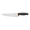 Cutitul bucatarului Fiskars Control+, mare, otel inoxidabil, negru + portocaliu, 20 cm