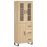 Cumpara ieftin Dulap inalt, stejar sonoma, 69,5x34x180 cm, lemn compozit