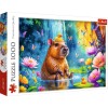 PUZZLE TREFL 1000 CAPYBARA, TREFL 1000P