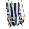 Leagan pentru copii, textil/lemn,&nbsp;albastru, max 70 kg, 36x24x45 cm GartenVIP DiyLine, Strend Pro