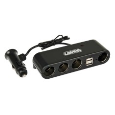 Priza cvadrupla bricheta cu USB Multi-Socket 4+2 12/24V Garage AutoRide