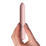 Glont Vibrator SugarBoo Sugar Blush, Roz Pudrat, 14 cm, Rocks-Off