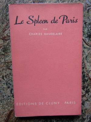 Le Spleen de Paris - Charles Baudelaire foto