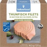 File Ton Dungat Followfish in Ulei Masline Extravirgin Bio 160g Pescuit Sustenabil