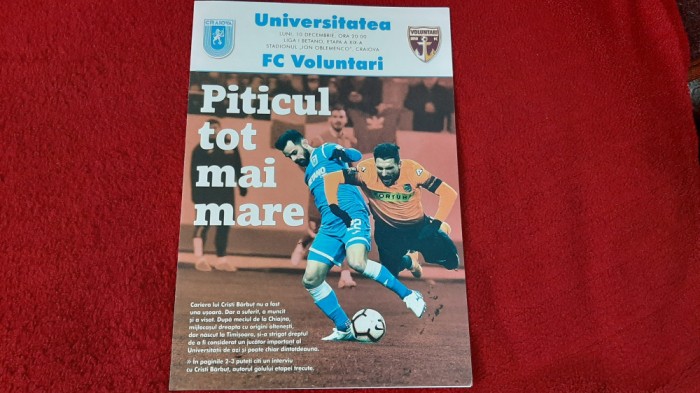 Program U Craiova - FC Voluntari