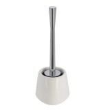 Perie De Toaletă Conica Pvc &ndash; Alb Compoziție Polirăsină + Pvc
