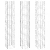 Cumpara ieftin Straturi inaltate de gabioane, 3 buc., 30x30x200 cm, fier