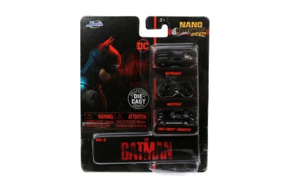 JADA SET 3 VEHICULE NANO BATMAN 4CM SuperHeroes ToysZone foto