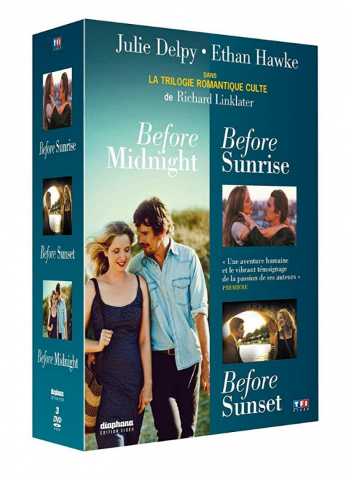 Filme Romantice Before Sunset / Sunrise / Midnight Complete Collection Originale