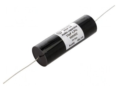 Condensator Polipropilenă 33uF 600VDC 2% 36.4x112mm MKP14H633G-B foto