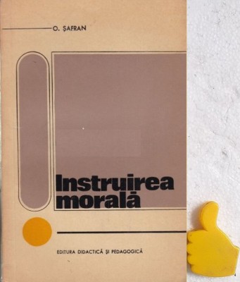 Instruirea morala O. Safran - contine 15 pagini cusublinieri cu pixul foto
