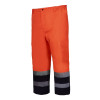 Pantaloni reflectorizanti captusiti, impermeabili, termoizolatori, 6 buzunare, marime S, Portocaliu