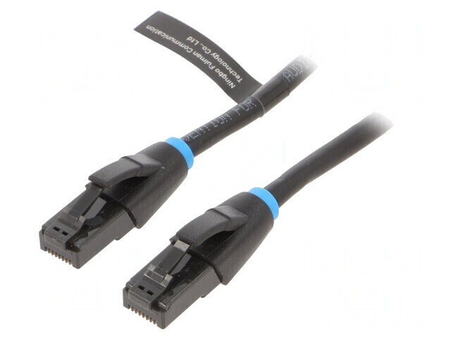 Cabluri Patch Cord U/UTP Cat6 Negru 15m