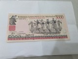 BANCNOTA RWANDA 5000 FR 1998