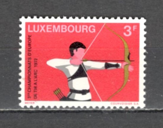 Luxemburg.1972 C.E. de tir cu arcul ML.99