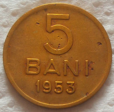 Moneda 5 Bani - ROMANIA, anul 1953 *cod 4715 foto