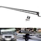 42 LED Slim BAR 112cm 126W FLOOD Lumini Proiector Lampa de lucru Far 10-30v Auto SUV Off Road