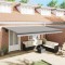 Pergola manuală retracabilă , gri deschis, 500 x 300 cm