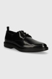 BOSS pantofi de piele Larry barbati, culoarea negru, 50523283