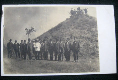 Fotografie veche cu veterani romani si bulgari la Plevna foto