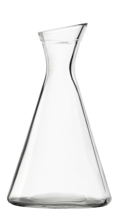 Wasserkaraffe, Glaskaraffe, Weinkaraffe - Pisa, 1L, Elegant &amp; Vielseitig | Wasser, Wein, Limonade &amp; mehr