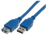 Cablu USB 3.0 3m Albastru, VCOM