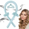 Ondulator fără căldură pentru bucle, cu clemă și elastice de păr