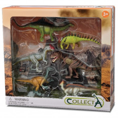 Set 6 figurine dinozauri Collecta, plastic cauciucat, 3 ani+